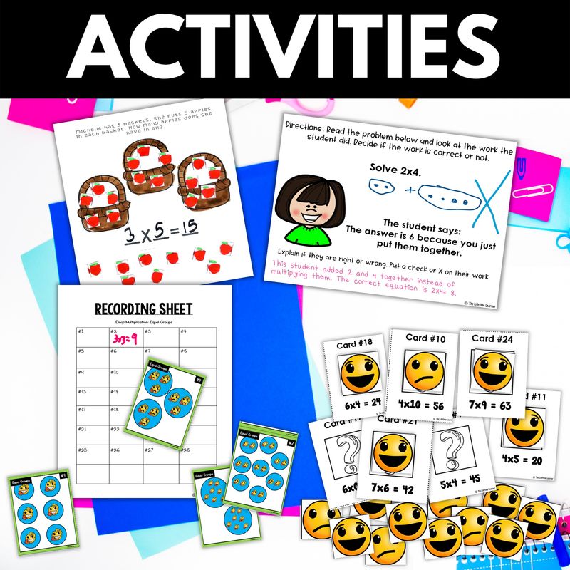 3rd Grade Multiplication Equal Groups Worksheets & Activities - Image 4