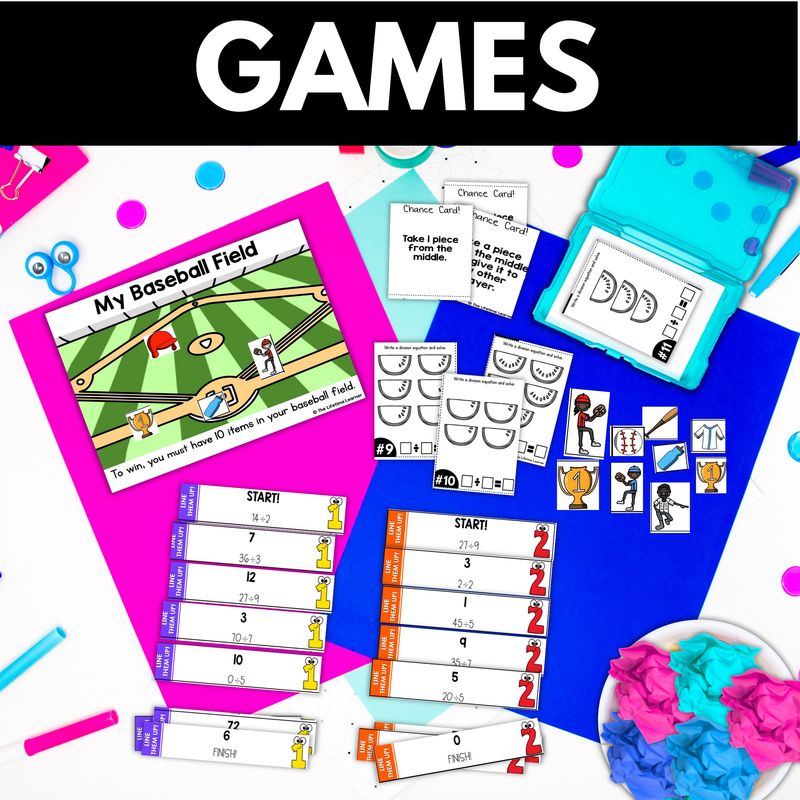 3rd Grade Division Equal Groups Worksheets & Activities - Image 3