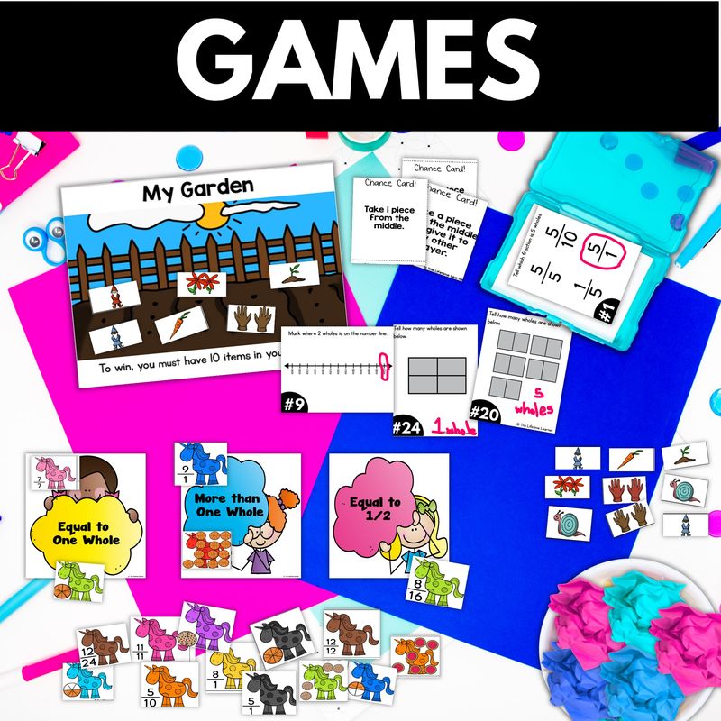 3rd Grade Fractions as Whole Numbers Worksheets and Activities - Image 3