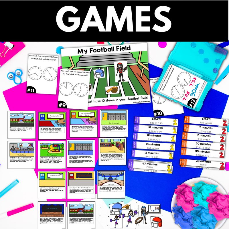 3rd Grade Elapsed Time Worksheets and Activities - Image 3