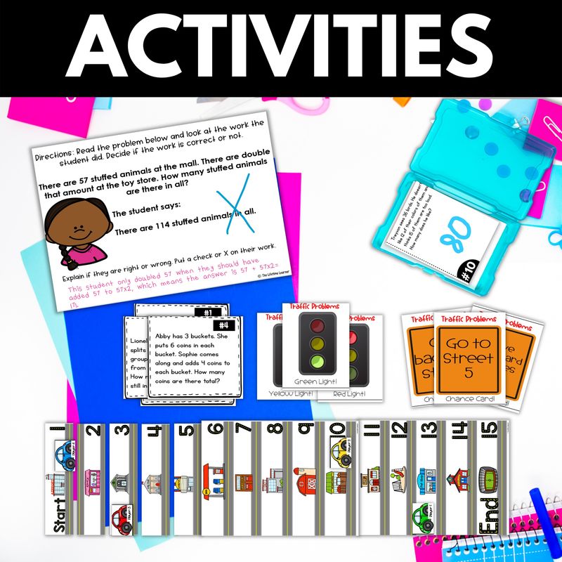 3rd Grade Multi Step Word Problems Worksheets and Activities - Image 4