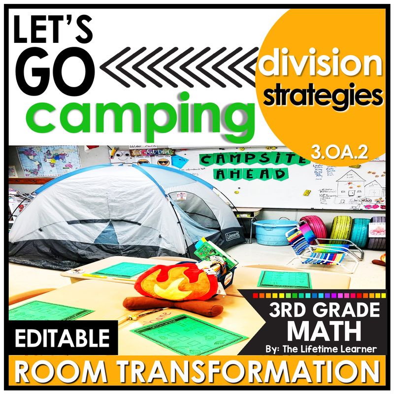 3rd Grade Division Strategies Camping Room Transformation