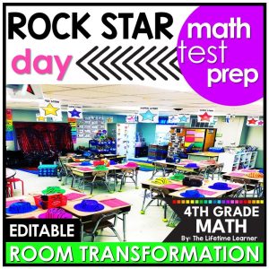 4th Grade Math Test Prep Rock Star Room Transformation