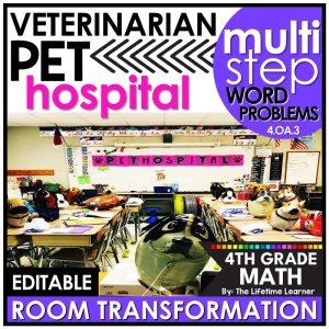 4th Grade Multi Step Word Problems Pet Room Transformation