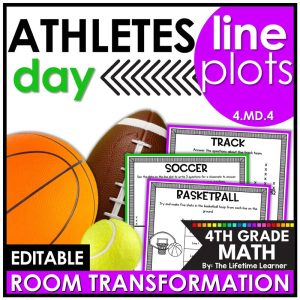 4th Grade Line Plots Sports Room Transformation