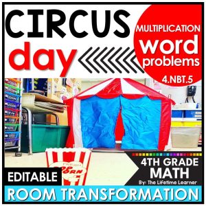4th Grade Multiplication Word Problems Circus Room Transformation