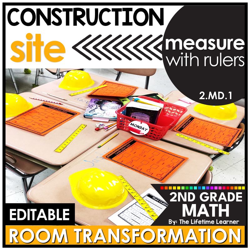 2nd Grade Measure with Rulers Construction Room Transformation