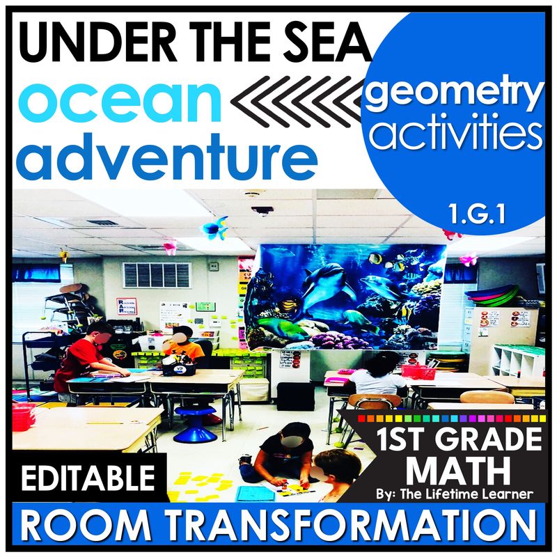 1st Grade Geometry Ocean Room Transformation