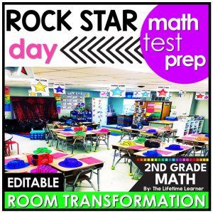 2nd Grade Math Test Prep Rock Star Room Transformation