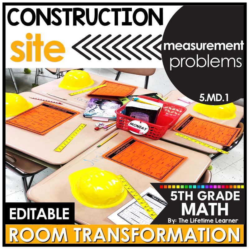 5th Grade Construction Classroom Transformation Measurement Conversions