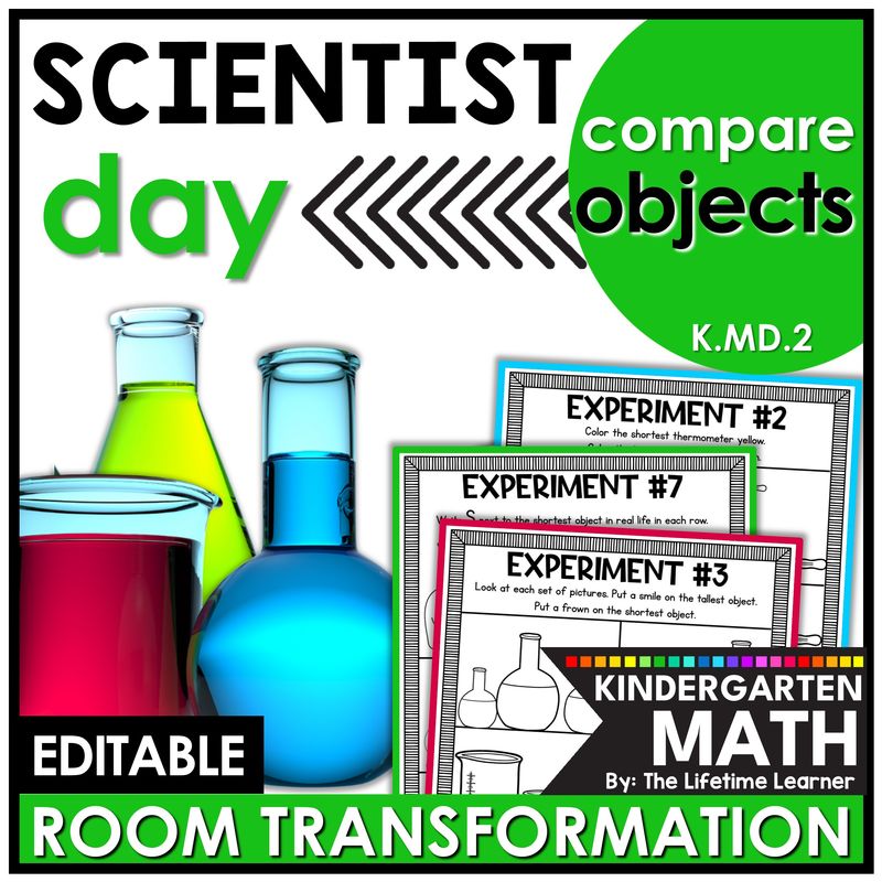 Kindergarten Scientist Classroom Transformation Compare Objects