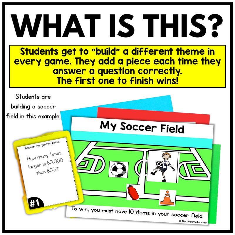 Build It 4th Grade Math Card Games - Image 2