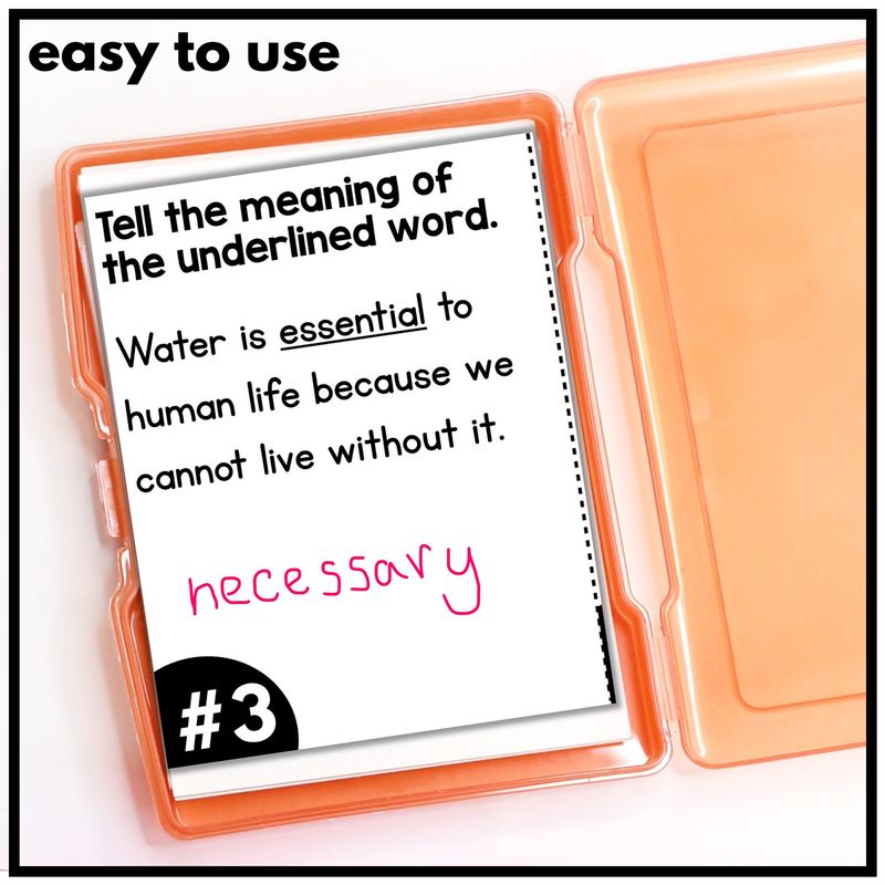 Nonfiction Context Clues Task Cards – 3rd, 4th, 5th Grade - Image 4