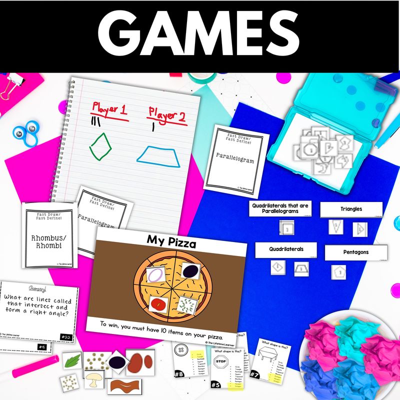 4th Grade Classify Shapes Worksheets and Activities - Image 3