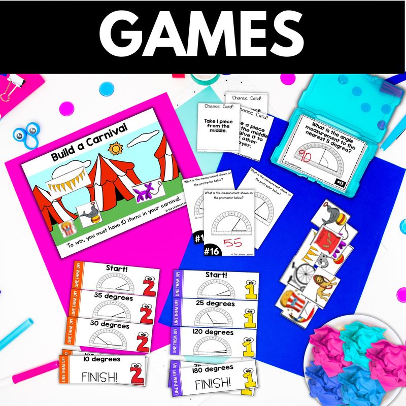 4th Grade Measure with Protractors Worksheets and Activities - Image 3