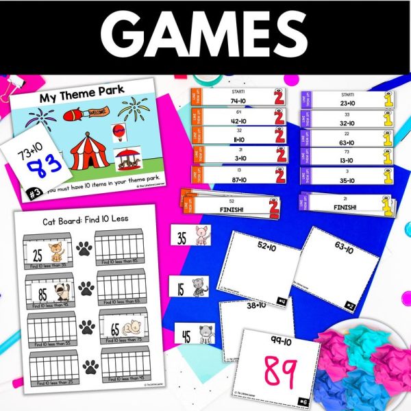 1st Grade 10 More 10 Less Worksheets - Image 3