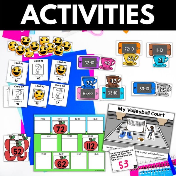 1st Grade 10 More 10 Less Worksheets - Image 4