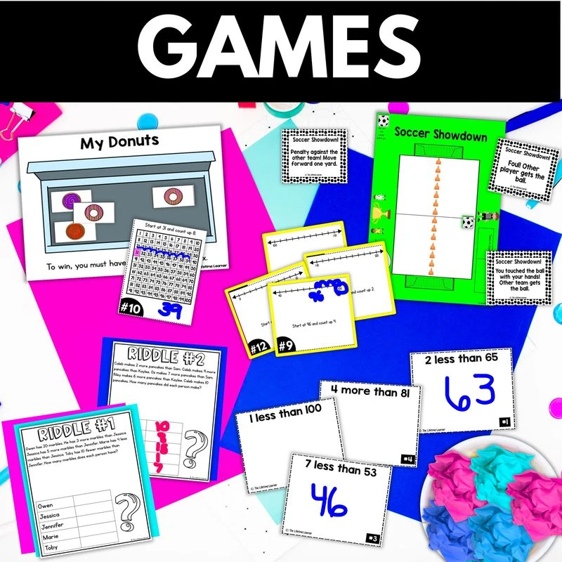 1st Grade Counting On Worksheets - Image 3