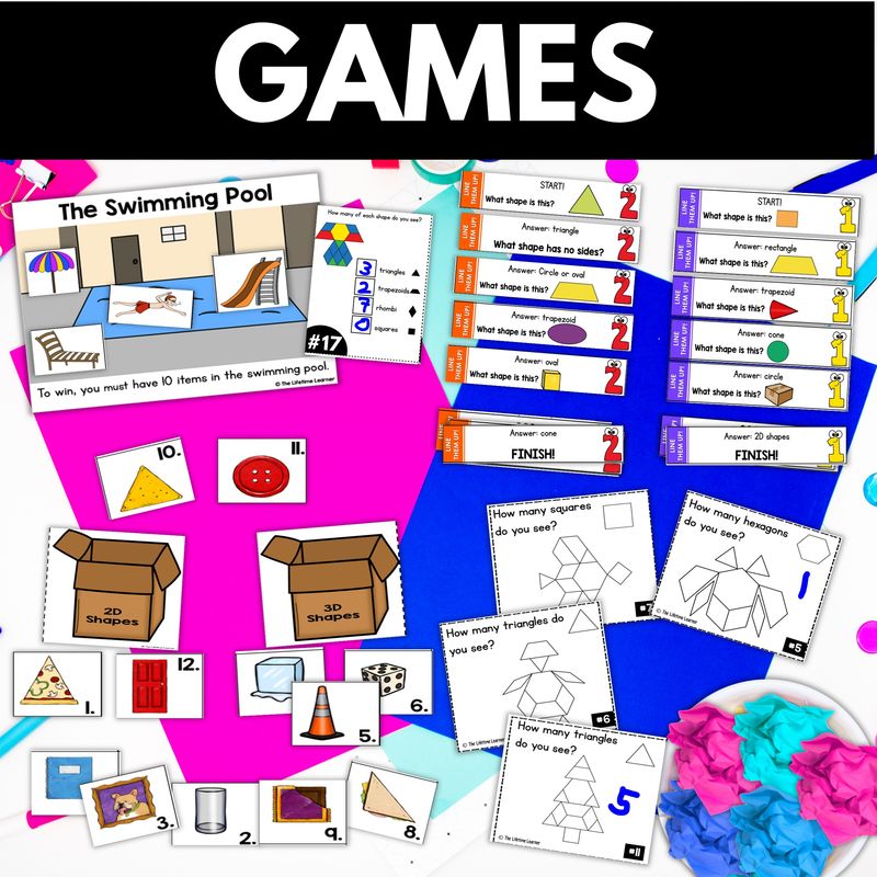 1st Grade Geometry Worksheets - Image 3