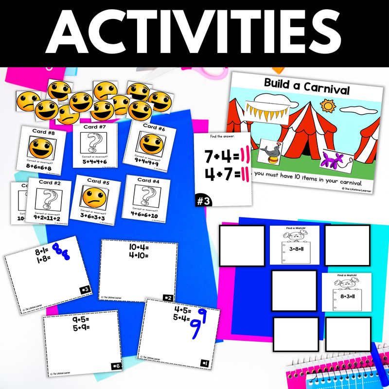 1st Grade Properties of Addition Worksheets - Image 4