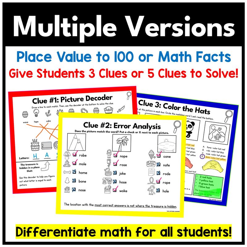 Pirate Math Mystery – 1st Grade Place Value - Image 3