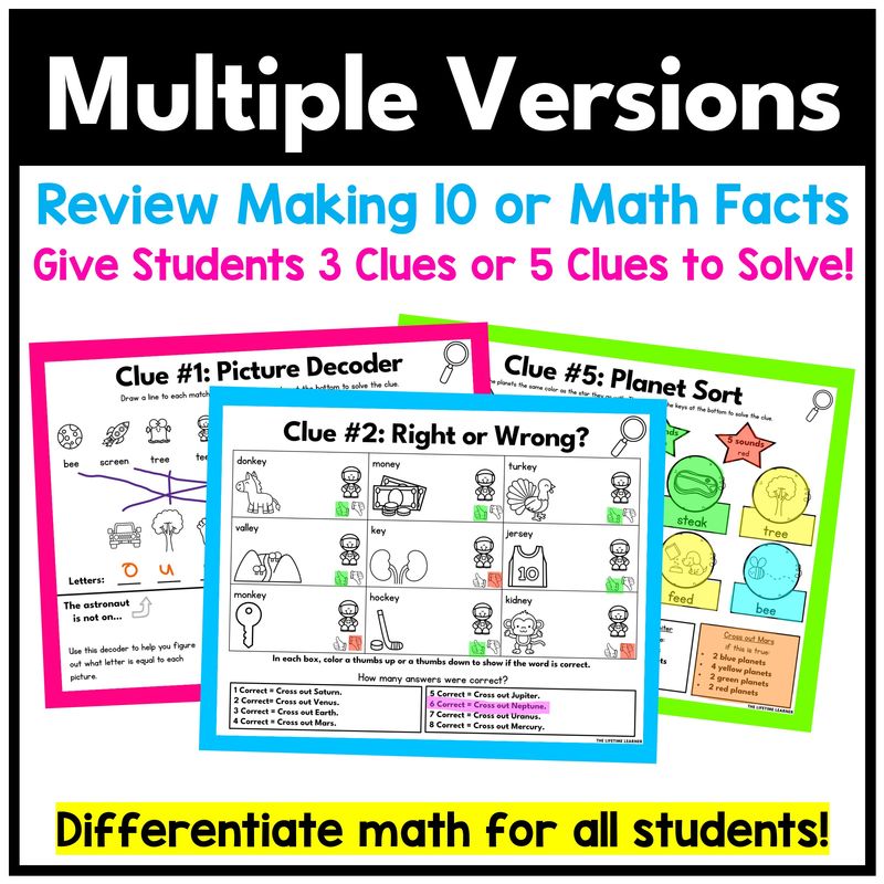Outer Space Math Mystery – Kindergarten Making Ten - Image 3
