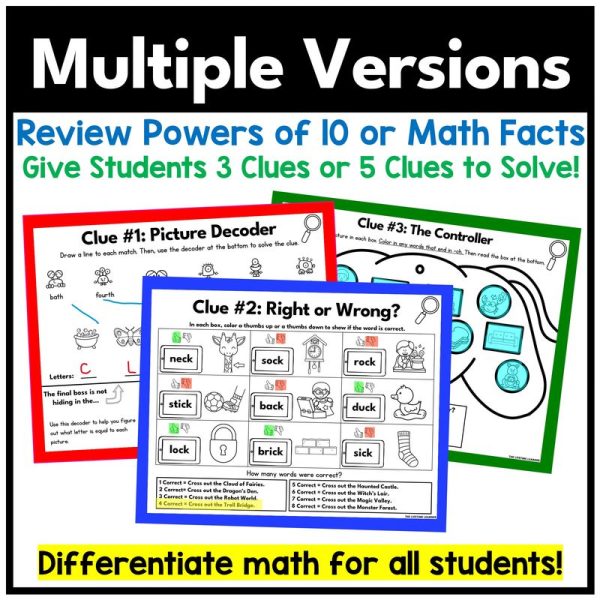 Video Game Math Mystery – 5th Grade Multiplying by Powers of 10 - Image 3