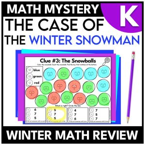 Winter Math Mystery – Kindergarten