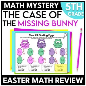 Easter Math Mystery – 5th Grade