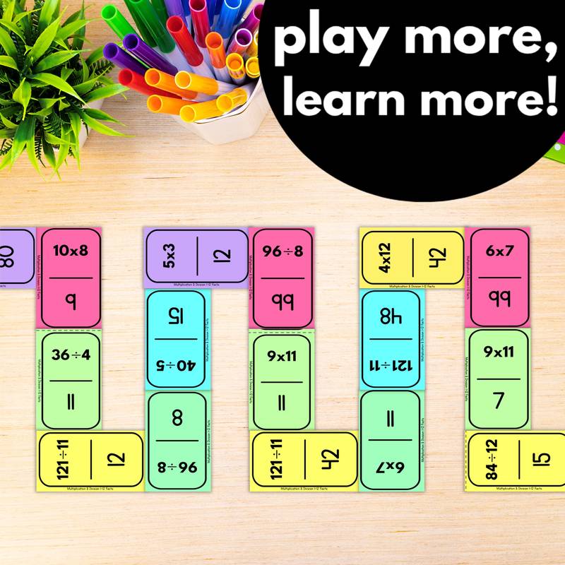 play more, learn more with dominoes