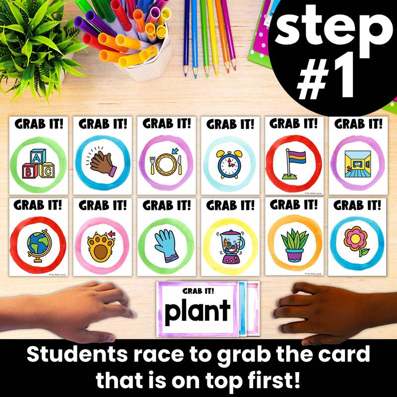 how to play grab it games step 1