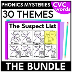CVC Words Mystery Bundle