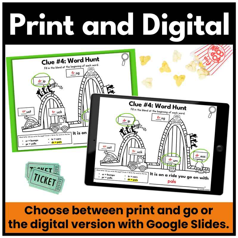 Theme Park Kindergarten Phonics Mystery – R Blends - Image 4