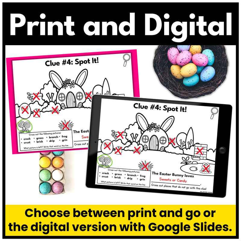 Easter Kindergarten Phonics Mystery – Reading Review - Image 4