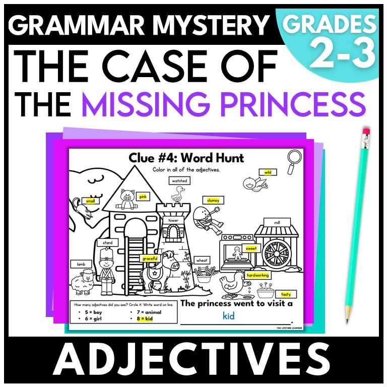 Fairy Tale Grammar Mystery – Adjectives
