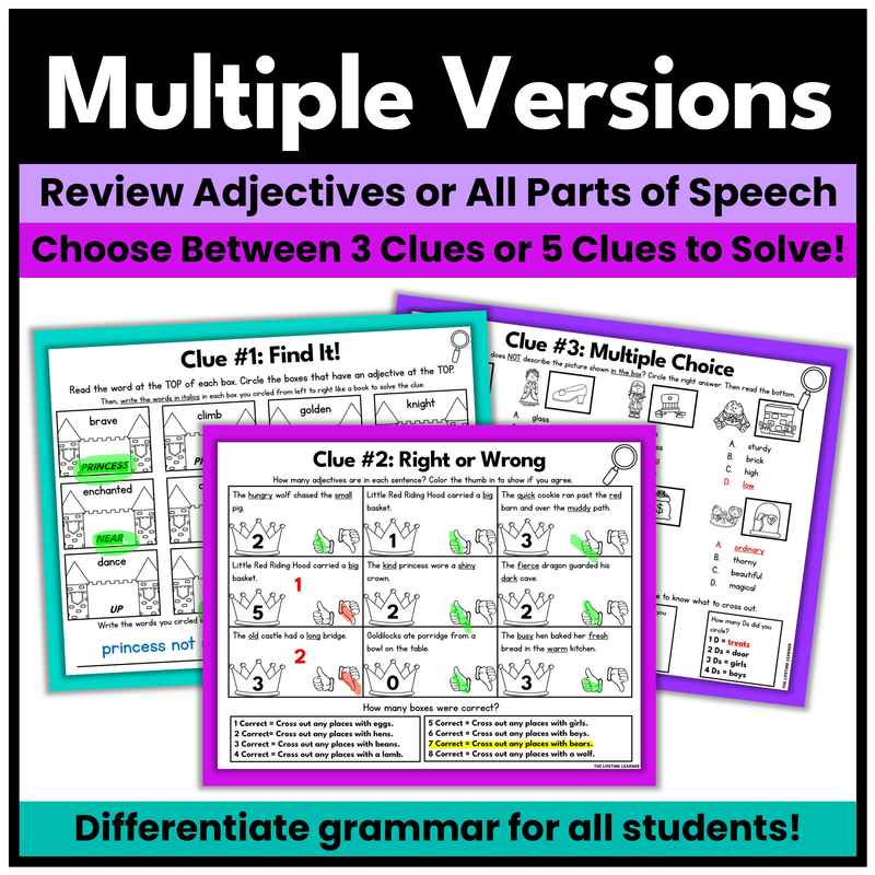 Fairy Tale Grammar Mystery – Adjectives - Image 3