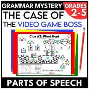 Video Game Parts of Speech Mystery | Grammar Review