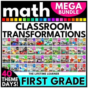 1st Grade Math Classroom Transformations Bundle