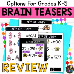 Review Math Brain Teasers