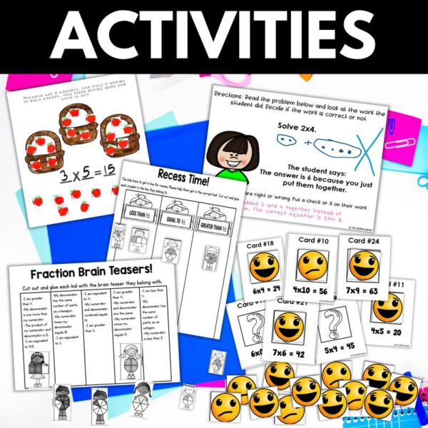 3rd Grade Math Units | Yearlong Worksheets, Games & Activities