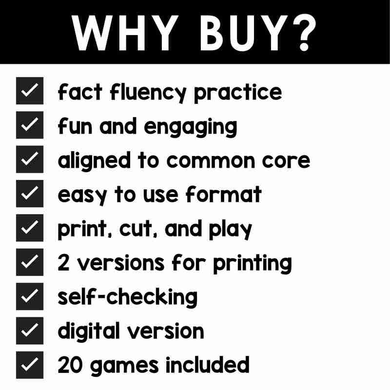 New Year Math Mystery Pictures Fact Fluency Practice - Image 3