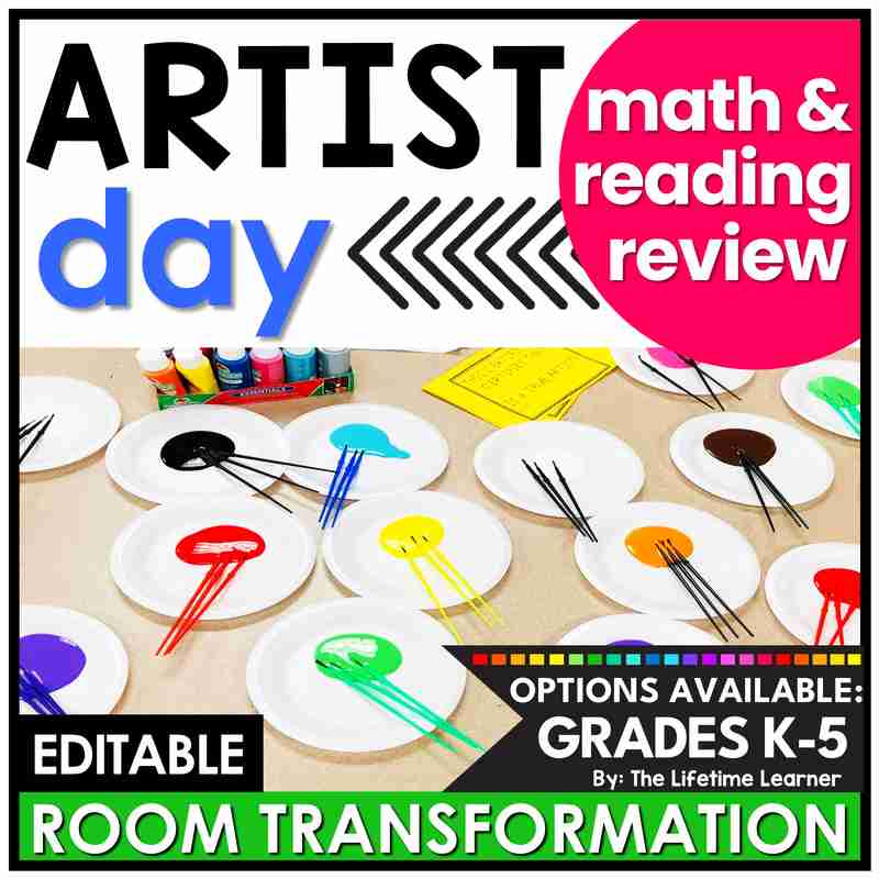 Artist Math and Reading Classroom Transformation Bundle