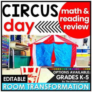 Circus Math and Reading Classroom Transformation Bundle