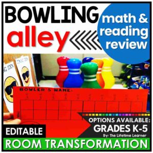 Bowling Math and Reading Classroom Transformation Bundle