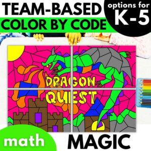 Magic Math Coloring Activities