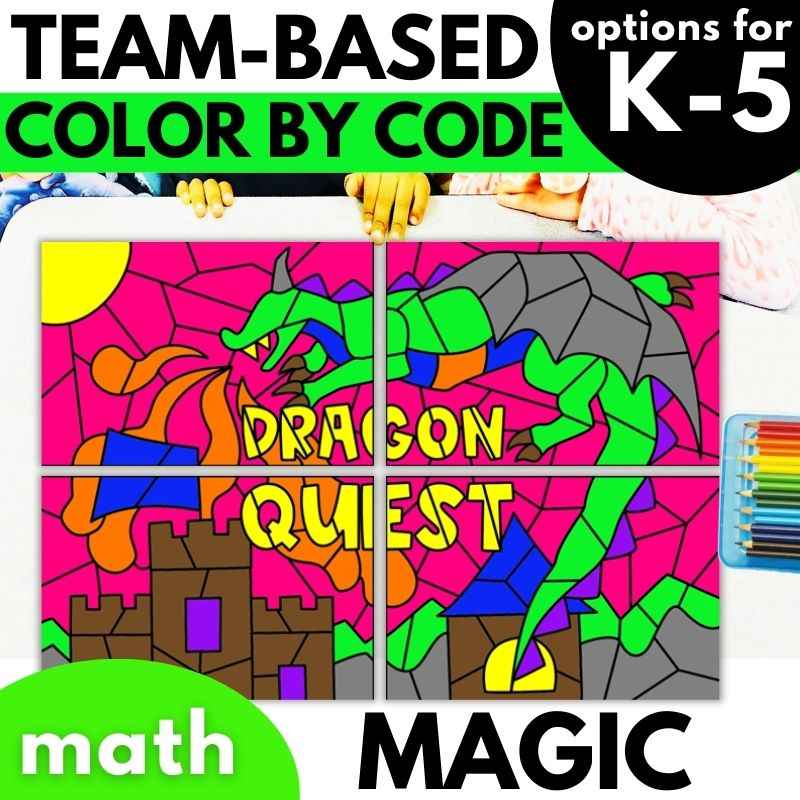 Magic Math Coloring Activities