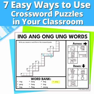 7 easy ways to use crossword puzzles in your classroom