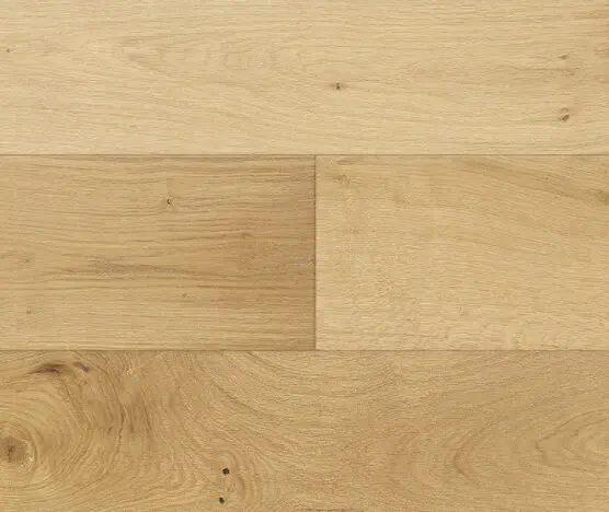 Natural oak hardwood flooring showcasing high-quality wood flooring installation and refinishing services.