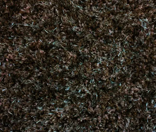 Luxurious dark brown plush carpet with soft, dense fibers ideal for home or commercial flooring.