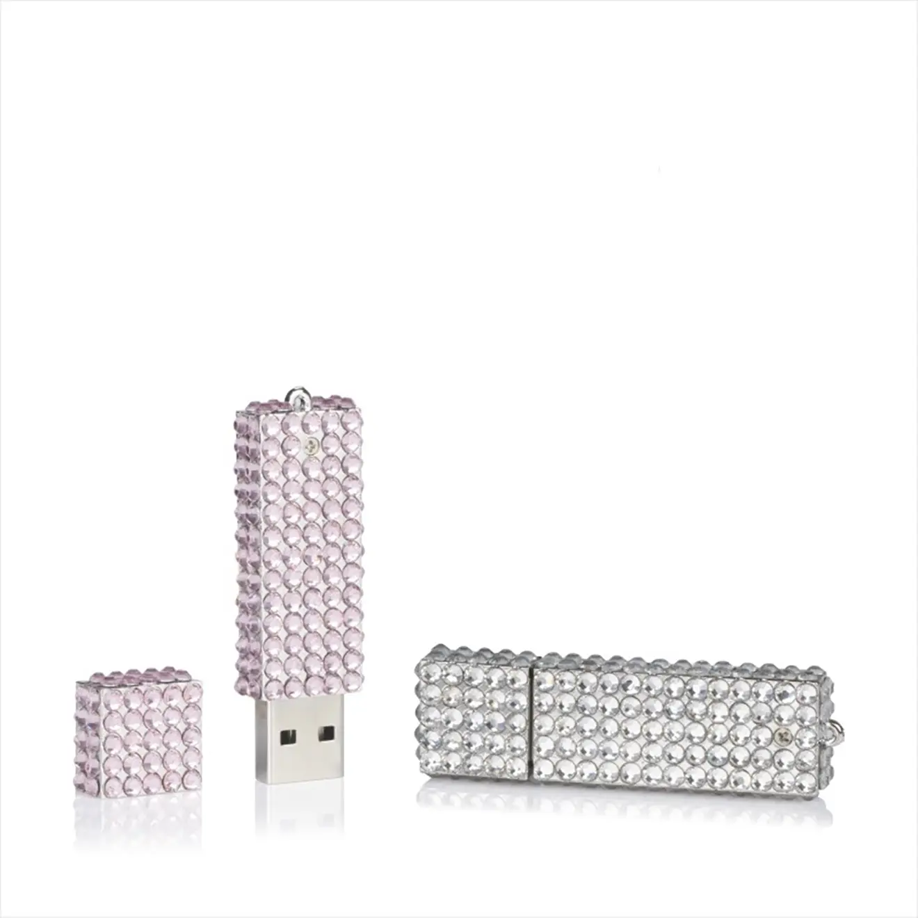 Crystal Studded USB Flash Drives PRinting